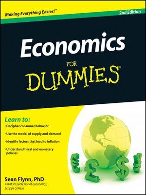 cover image of Economics For Dummies